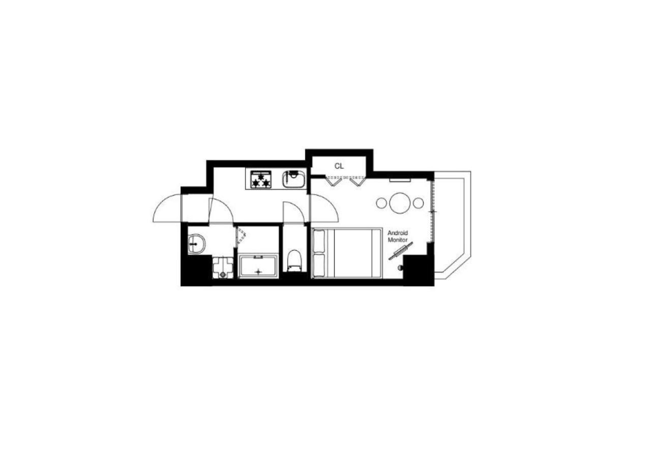 Grandia Shinsaibashi Apartman Oszaka Szoba fotó